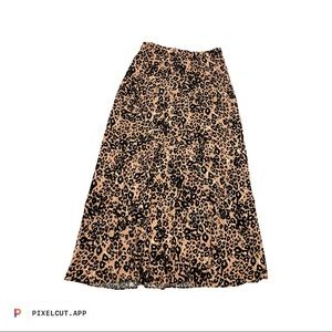 Wilfred midi length skirt leopard print